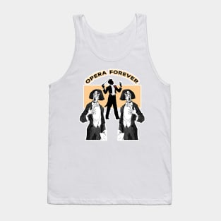 Opera forever, the beautiful classical chant in the voice of the unsullied singer Tank Top